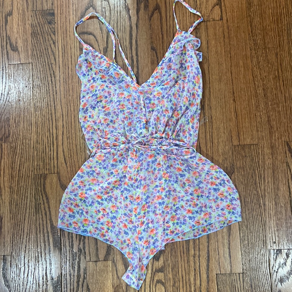 Victoria’s Secret romper with ruffles NWT